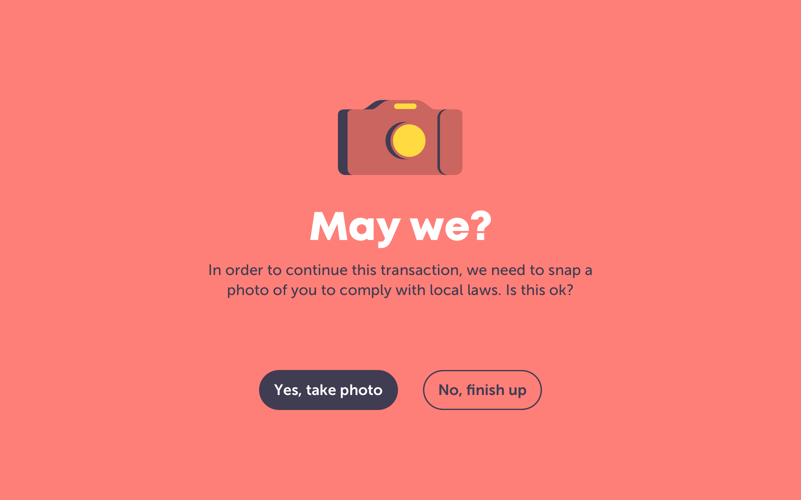 Compliance screen Compliance screen